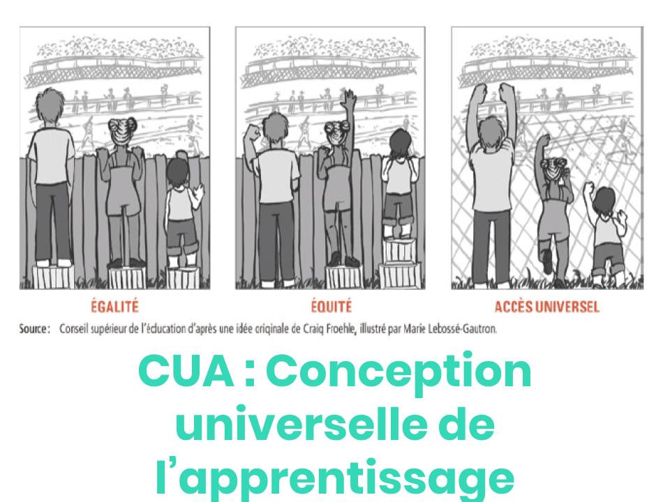 CUA : Conception universelle de l'apprentissage