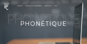 Image du site de phonétique en francisation